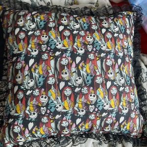 Nightmare Before Christmas Throw Pillow